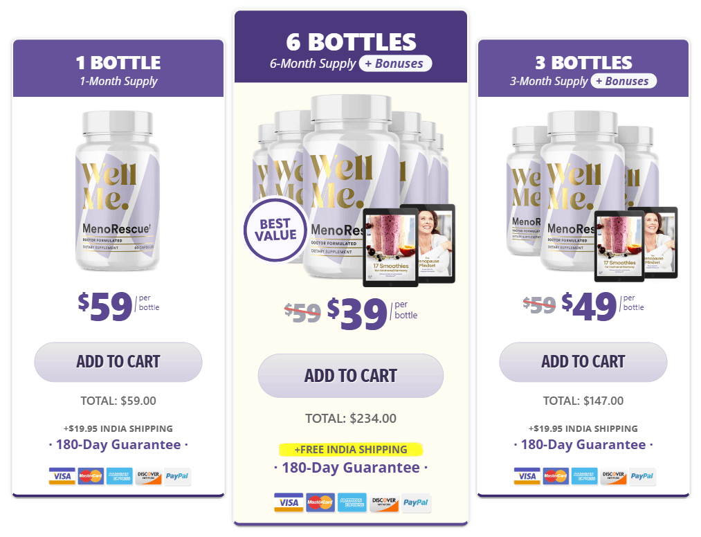 MenoRescue Price-1